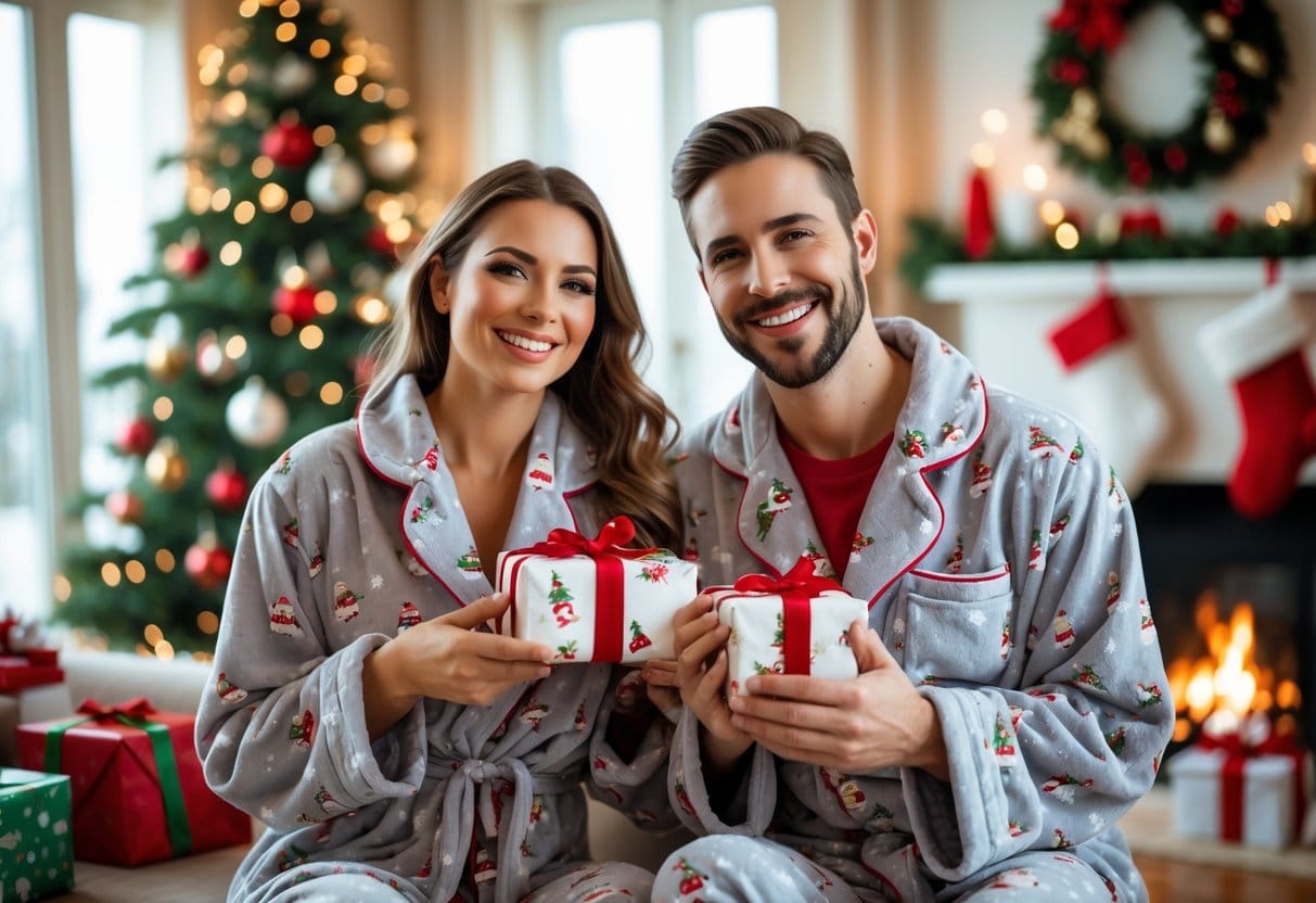 Sådan finder du den perfekte julepyjamas til kærester og badekåber til jul